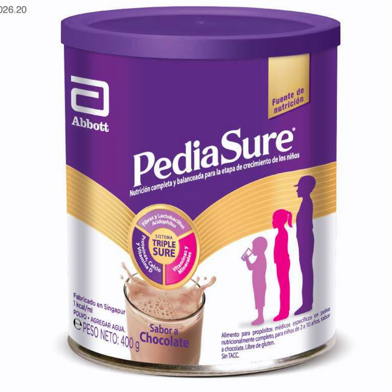 Pediasure Chocolate Powder (400Grs / 14.10Oz) for Balanced Nutrition for Kids 1-10 Years Old