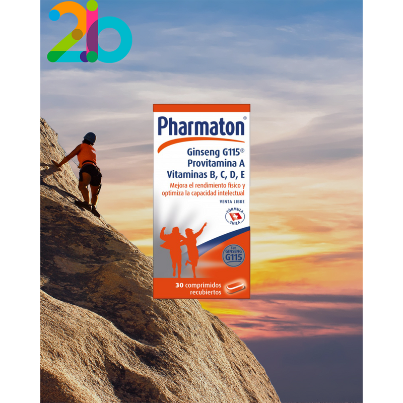 2 Pak Pharmaton Complex with Ginseng G115 - 30 Units Each for Increased Concentration, Memory, Productivity & Overall Wellbeing