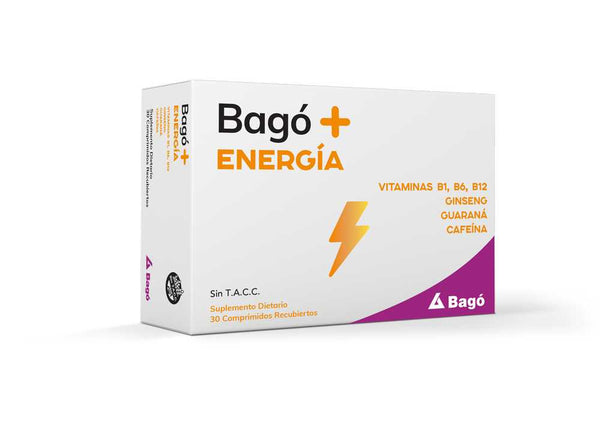 Bago + Baso+ Energy: 30 Units Combining Three Agents to Reduce Tiredness and Improve Resistance to Stress