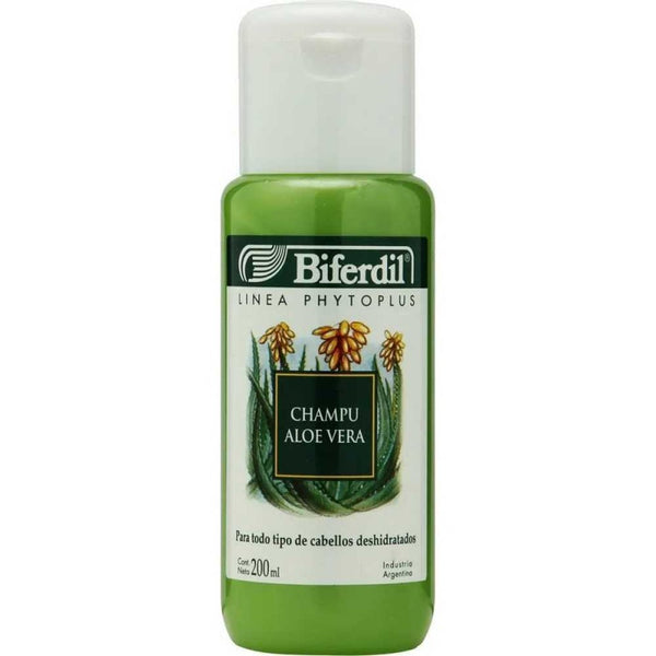 Biferdil Aloe Vera Moisturizing Shampoo (200Ml / 6.76Fl Oz) ‚Hydrate, Protect & Regenarate Hair with Natural Sunscreen & Essential Nutrients