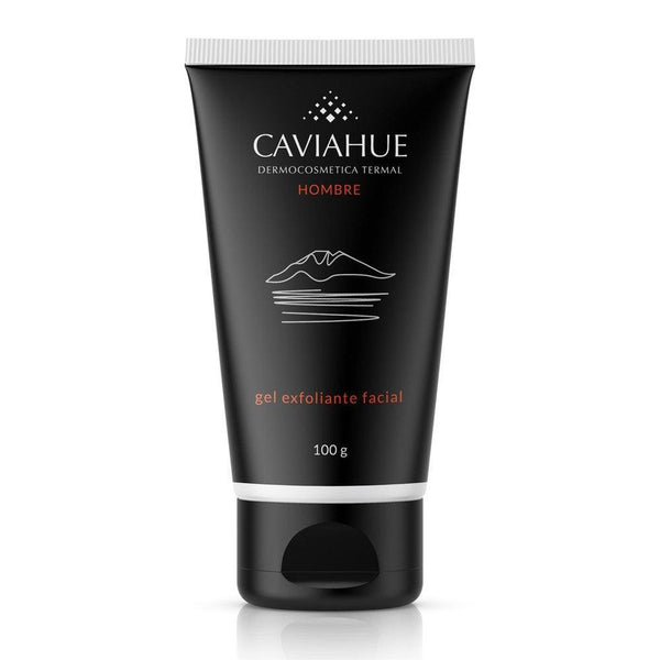 Caviahue Facial Exfoliating Gel For Men - 100gr/3.5oz - Stimulates Cell Regeneration, Improves Skin Texture, Reduces Wrinkles & Imperfections