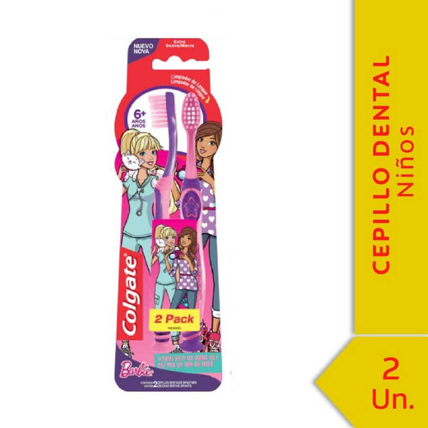 Colgate Smiles Toothbrush 6+ Years 2Pc Promo Pack - Dentist Recommended for Kids!