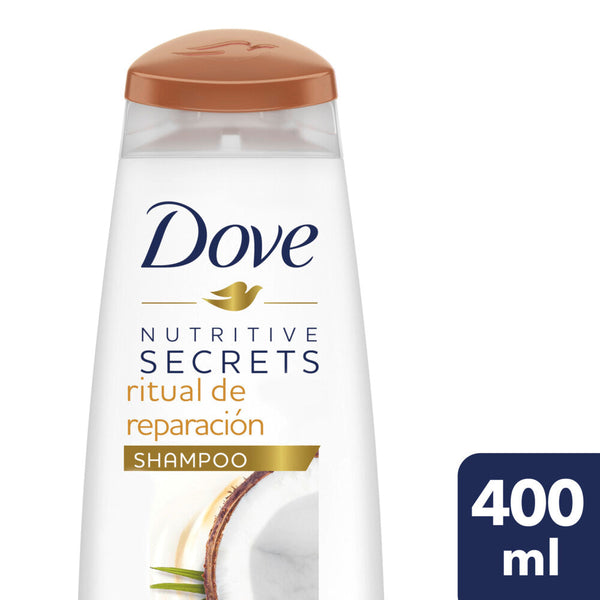 Dove Coconut and Turmeric Repair Ritual Shampoo - 400ml/13.52fl oz for Restorative Hair Care and Damage Repair