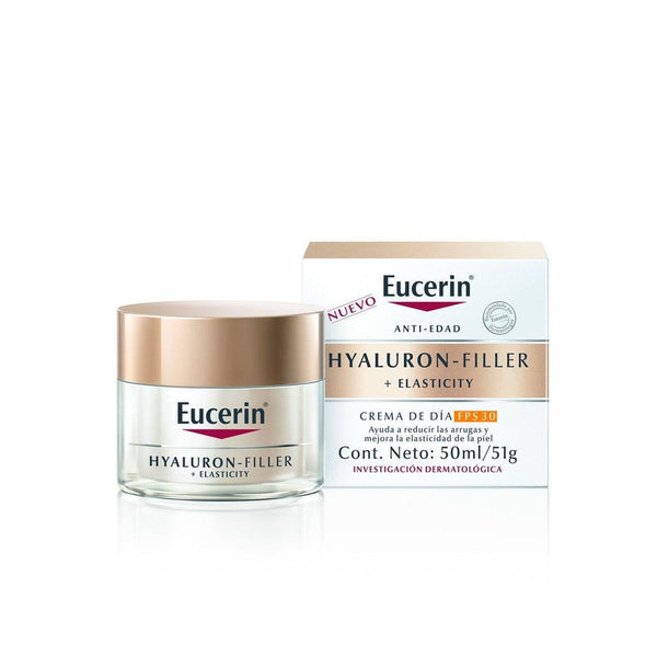 Eucerin Hyaluron Filler Day Cream SPF 30 (50Ml/1.69Fl Oz) - Strengthen Skin Structure, Reduce Deep Wrinkles, UVA Protection & Moisturizing
