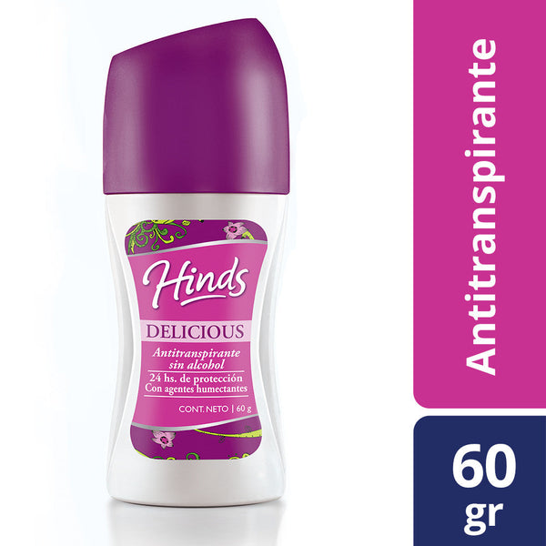 Hinds Delicious Antiperspirant(60Gr / 2.11Oz) : Hypoallergenic, Paraben-Free, Fragrance-Free & Non-Sticky