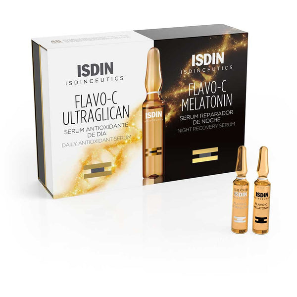 Isdin Day&Night 10+10 (20 Ampoules) for Powerful Antioxidant Protection, Skin Repair & Rejuvenation