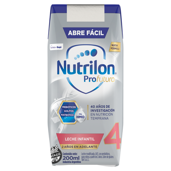Nutrilon Profutura Brik 4 Infant Milk - Pack Of 24 Each (200Ml / 6.76Fl Oz) with Instructions for Safe Use and Storage