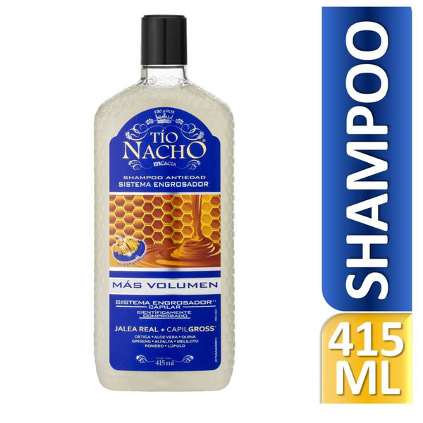 Tio Nacho Thickening System Shampoo - Nourishing, Anti-Fall, Anti-Aging & Anti-Breakage Formula - 415ml/14.03oz